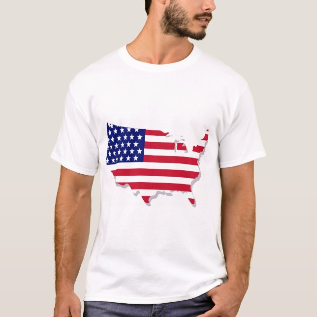 T-shirt LES Etats-Unis (Devant)