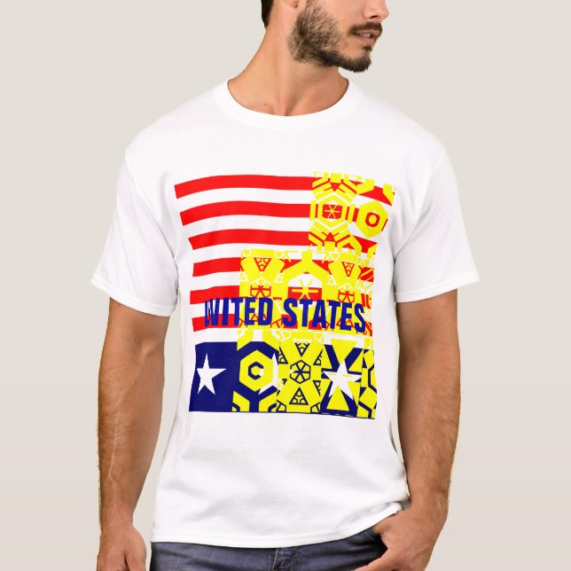 T-shirt Les "Etats-Unis " (Devant)