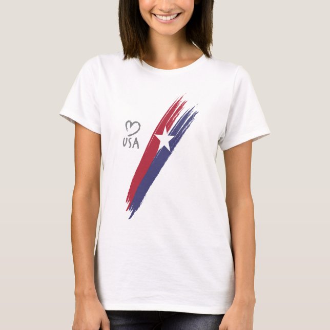 T-shirt LES Etats-Unis (Devant)