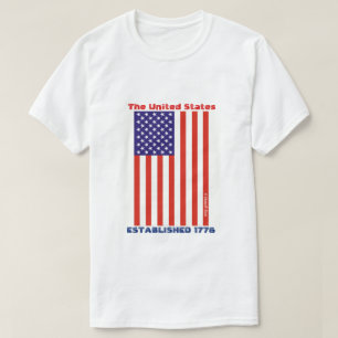 T-shirt Les Etats-Unis (1776) - Une chemise MisterP