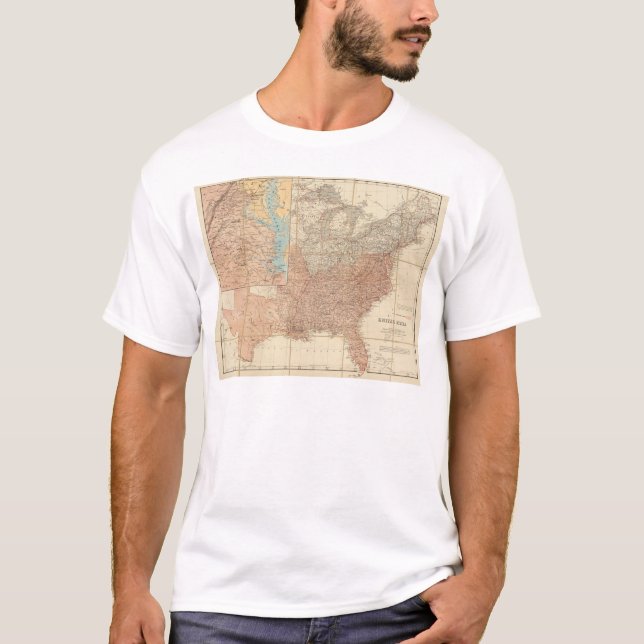 T-shirt Les Etats-Unis 2 (Devant)