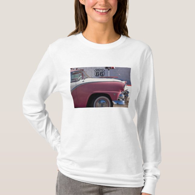 T-shirt Les Etats-Unis, Arizona, Williams. Droite. 66 (Devant)