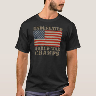 T-shirt Les Etats-Unis, champions invaincus de guerre