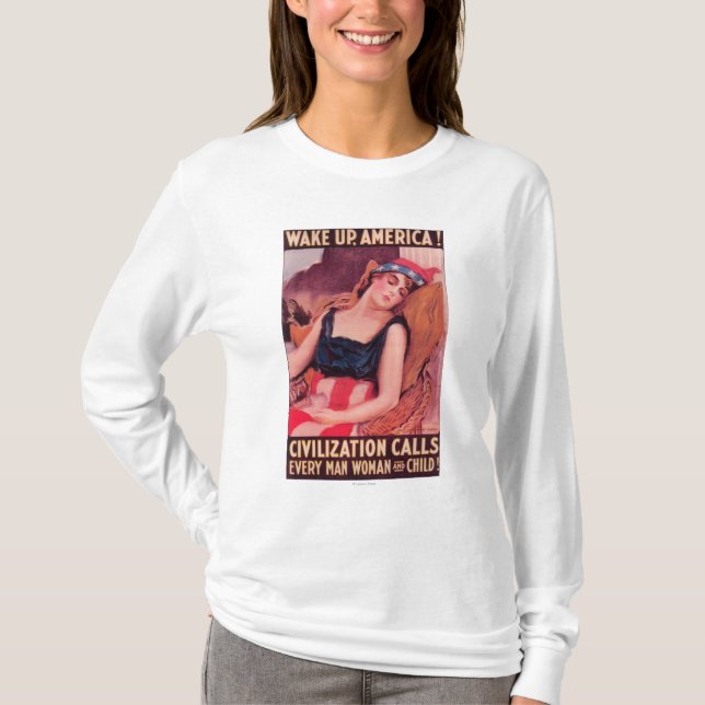 T-shirt Les Etats-Unis d'AmericaWar II promotionnel (Devant)