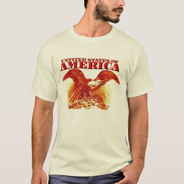 T-shirt Les Etats-Unis d'Amérique (Devant)