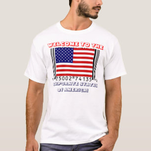T-SHIRT LES ETATS-UNIS D'AMÉRIQUE SONT UNE SOCIÉTÉ !