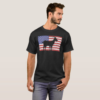 T-shirt Les Etats-Unis diminuent et chèvre