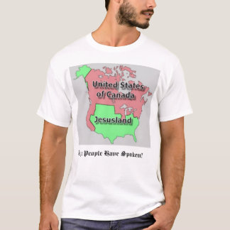 T-shirt Les Etats-Unis du Canada et du Jesusland