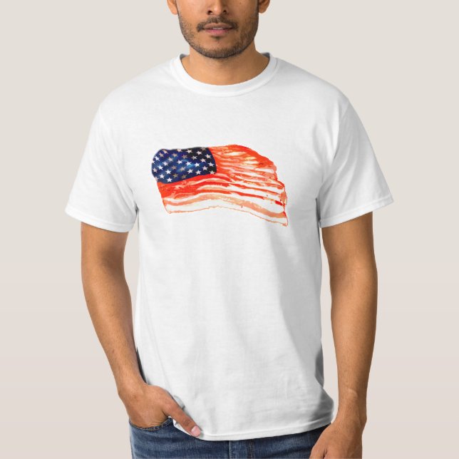 T-shirt Les Etats-Unis du lard (Devant)