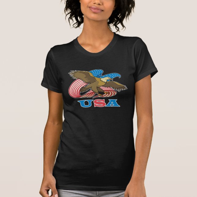 T-shirt Les Etats-Unis Eagle (Devant)