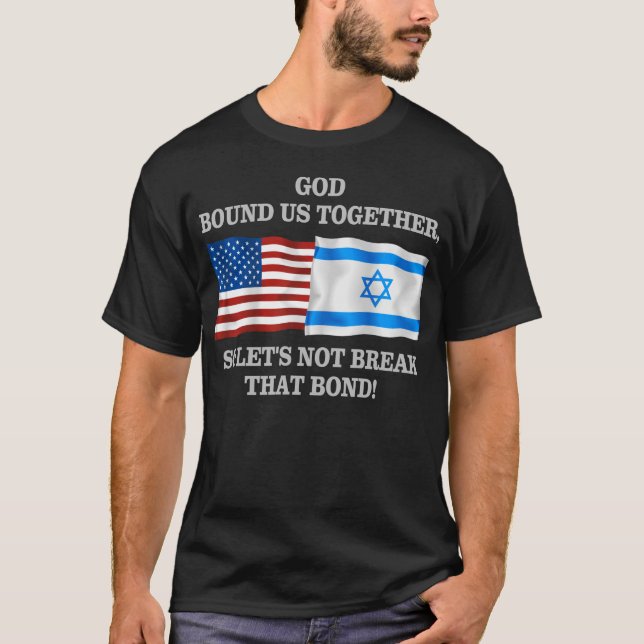 T-shirt Les Etats-Unis et l'Israël (Devant)