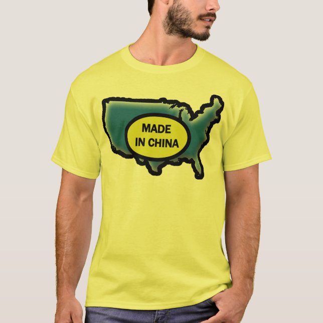 T-shirt Les Etats-Unis - Fabriqué en Chine (Devant)