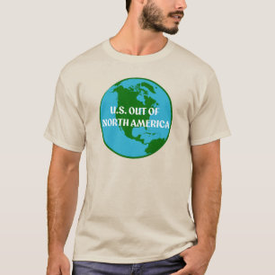T-shirt Les États-Unis hors d'Amérique du Nord