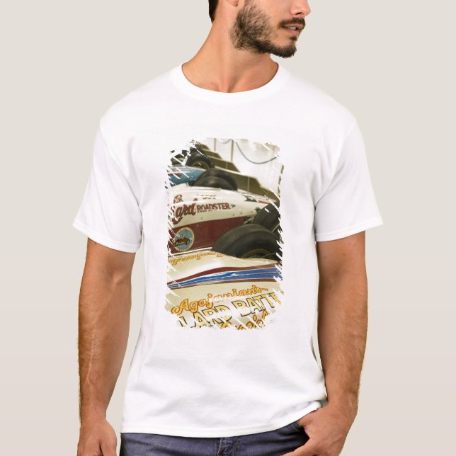 T-shirt Les Etats-Unis, Indiana, Indianapolis : Moteur 3 (Devant)