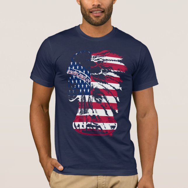 T-shirt les Etats-Unis indiens par des bros de Rogers (Devant)