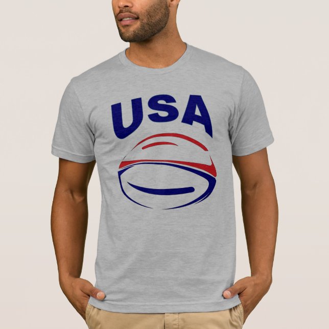 T-shirt Les Etats-Unis (jbRUGBY) (Devant)