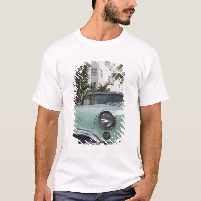 T-shirt Les Etats-Unis, la Floride, Miami Beach : Beach du (Devant)