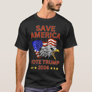 T-shirt Les États-Unis Votent Trump 2024 Nous, Le Peuple,