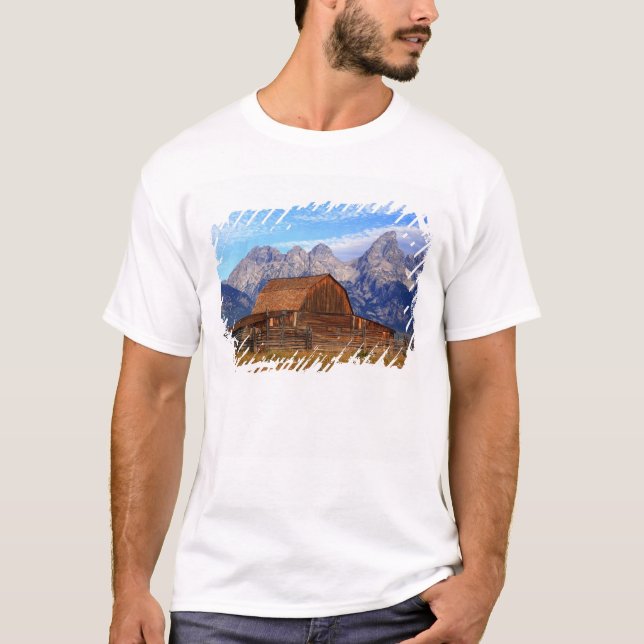 T-shirt Les Etats-Unis, Wyoming, parc national grand de (Devant)