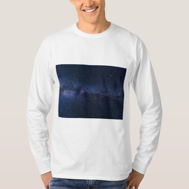 T-shirt Les étoiles dans la voie lactée (Devant)