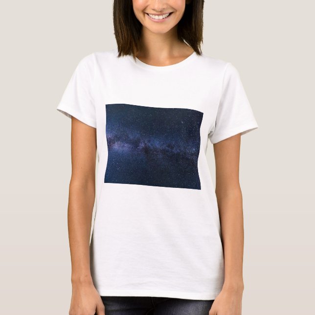 T-shirt Les étoiles dans la voie lactée (Devant)