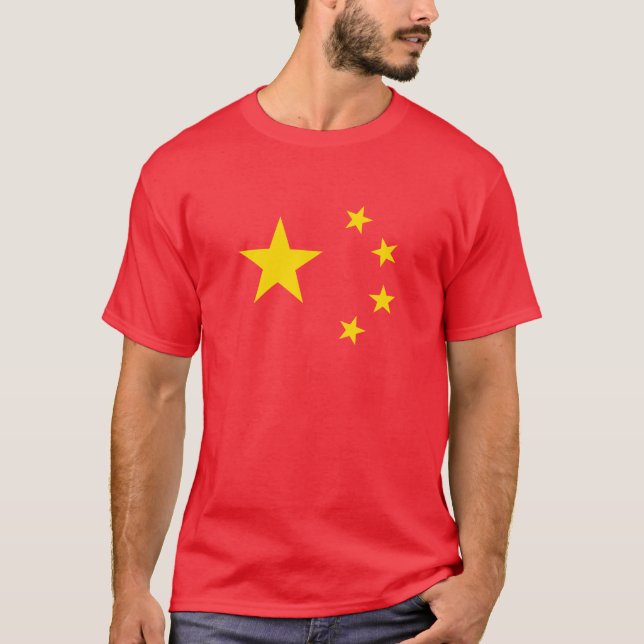 T-shirt Les étoiles de la Chine (Devant)