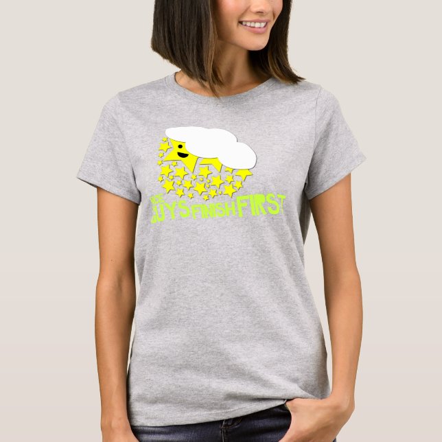 T-shirt les étoiles tombent du ciel dames (Devant)