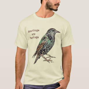 T-shirt Les étourneaux sont des chéris