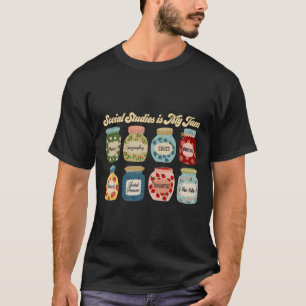 T-shirt Les études sociales sont mon jam professeur d'hist
