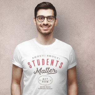 T-shirt Les étudiants comptent