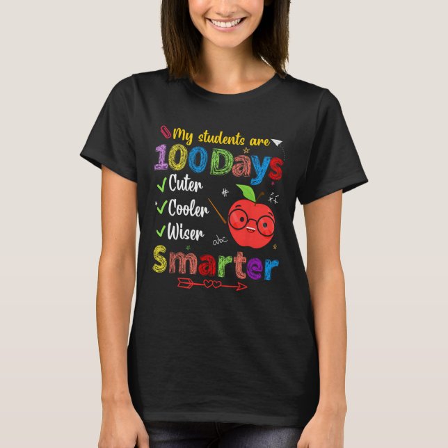 T-shirt Les Étudiants Sont 100 Jours Glacière Plus Intelli (Devant)