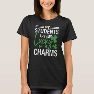 T-shirt Les Étudiants Sont Mes Charmes Chanceux Amusants S