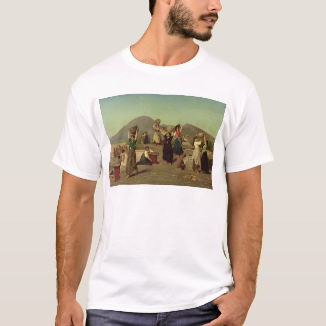 T-shirt Les excavations à Pompeii, 1865 (Devant)