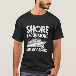 T-shirt Les excursions sur les côtes sont mon cardio pour