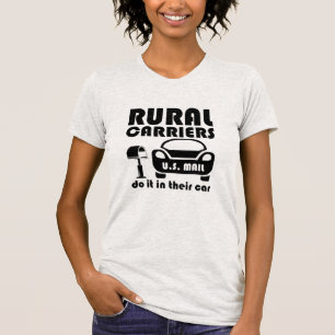 T-shirt Les facteurs ruraux le font dans leur voiture