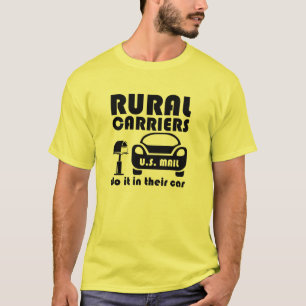 T-shirt Les facteurs ruraux le font dans leur voiture