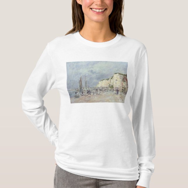 T-shirt Les falaises Dieppe et à 'petit Paris (Devant)