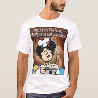 T-shirt Les Familles Sont Comme Fudge