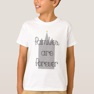 T-shirt les familles sont éternelles temple mormon lds