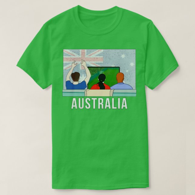 T-shirt Les fans australiens (Design devant)
