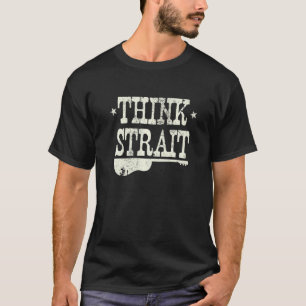 T-shirt Les fans de musique country pensent Strada Nashvil