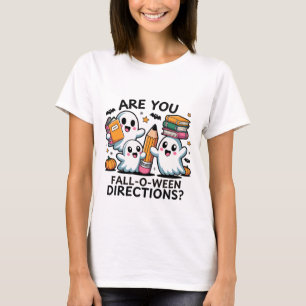 T-shirt Les fantômes mignons sont vous tombent O Ween dire