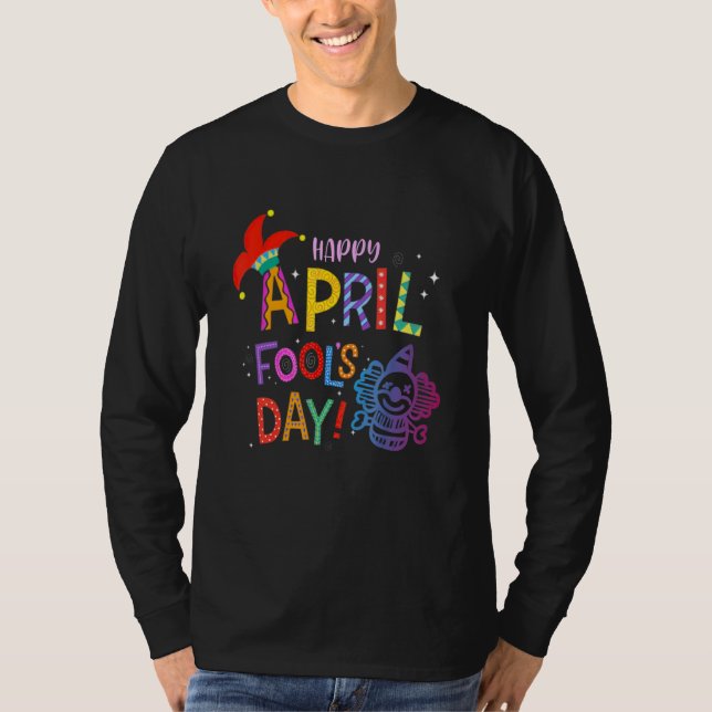T-shirt Les farces du jour du fou d'avril (Devant)