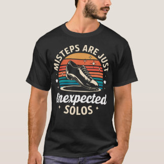 T-shirt Les faux pas ne sont que des solos inattendus de d