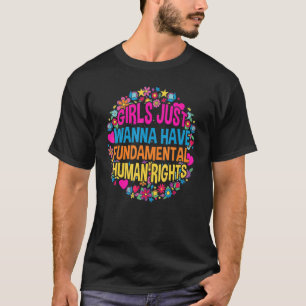 T-shirt Les Féministes Veulent Juste Avoir Des Droits Rain