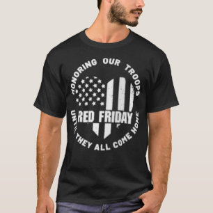 T-shirt Les femmes (2 faces imprimées) portent le rouge le