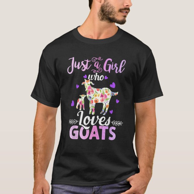 T-shirt Les Femmes Agricultrices De Chèvres Dons Juste Une (Devant)
