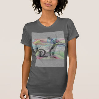 T-shirt les femmes animal abstrait