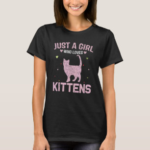 T-shirt Les Femmes Animales Juste Une Fille Qui Aime Les C