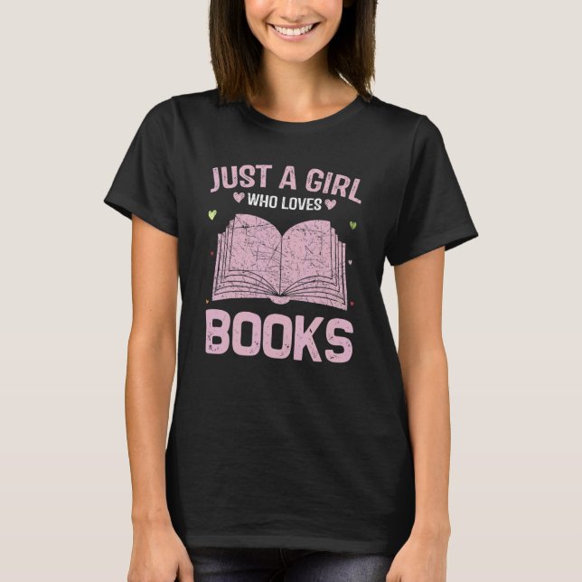 T-shirt Les Femmes Animales Juste Une Fille Qui Aime Les L (Devant)